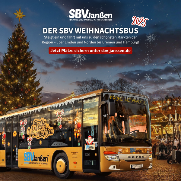 1 Ein Tag am Lichtermeer in Carolinensiel (Letzte Fahrt Weihnachtsbus!) (28.12.25)